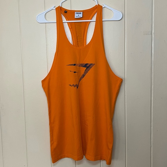 Gymshark Other - NWOT Gymshark Orange Stringer Tank Top Men’s Size M
